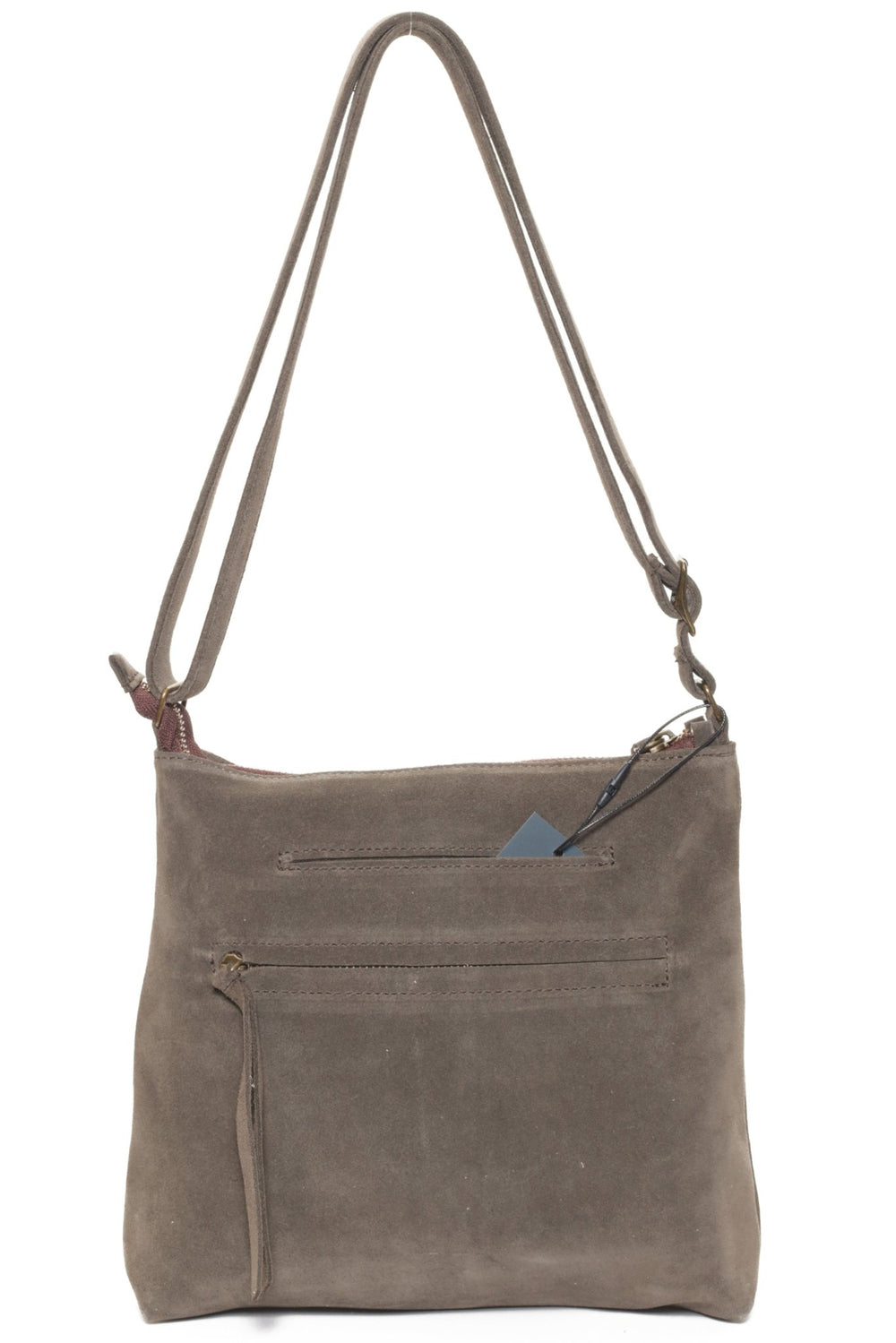 PARKER Olive Suede Croco - Carla Mancini Handbags