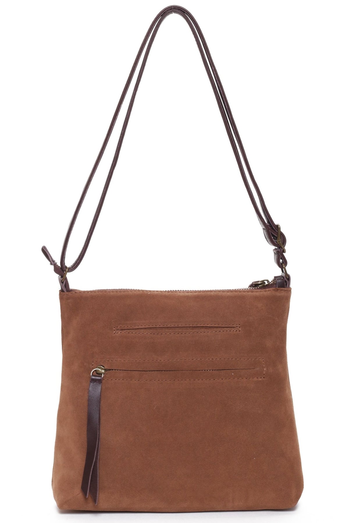 PARKER Tan Suede Leo - Carla Mancini Handbags