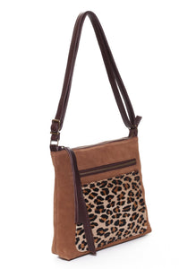 PARKER Tan Suede Leo - Carla Mancini Handbags