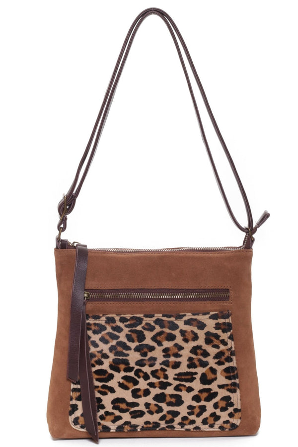 PARKER Tan Suede Leo - Carla Mancini Handbags