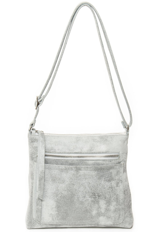 PARKER White Silver - Carla Mancini Handbags
