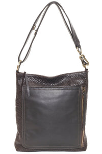 RILEY Brown Perforated - Carla Mancini Handbags