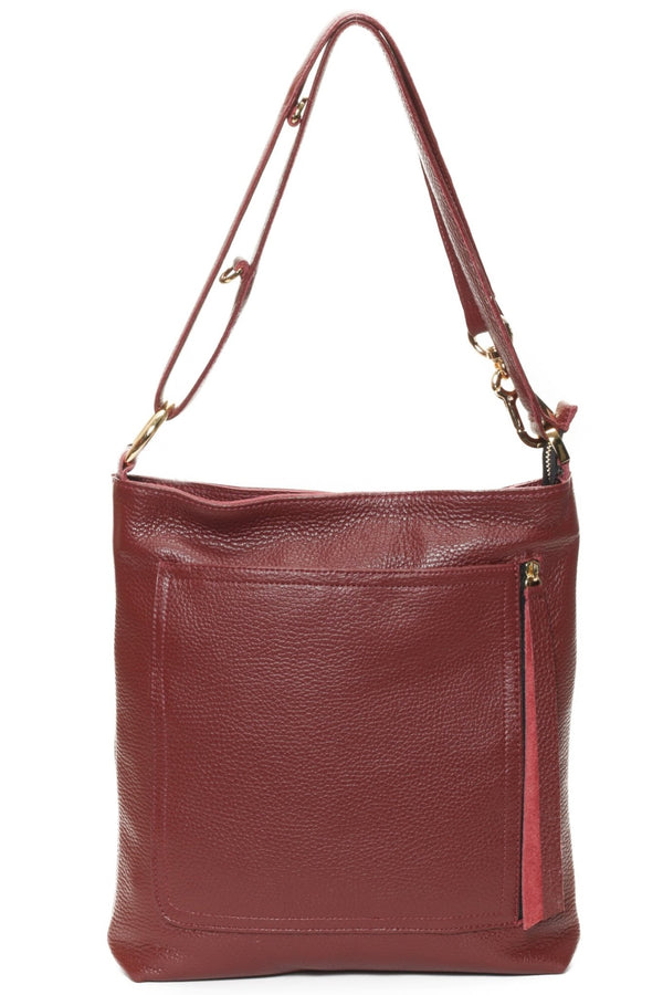 RILEY Merlot - Carla Mancini Handbags