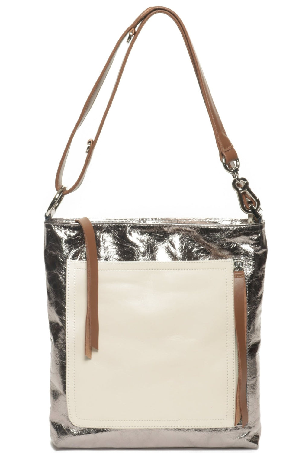 Silver Raily RILEY Met Silver Multi – Carla Mancini Handbags