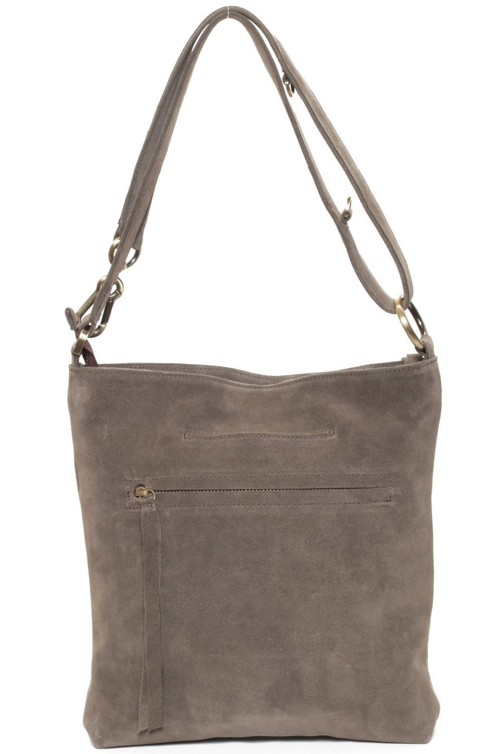 RILEY Olive Suede Croco - Carla Mancini Handbags