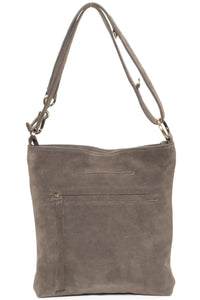 RILEY Olive Suede Croco - Carla Mancini Handbags