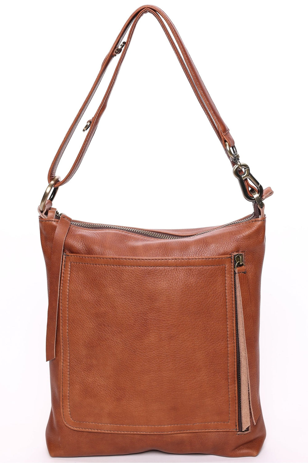 Made By Riley RILEY Vintage Taupe - made in USA – Carla Mancini Handbags