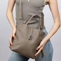 SIENNA Taupe - Carla Mancini Handbags