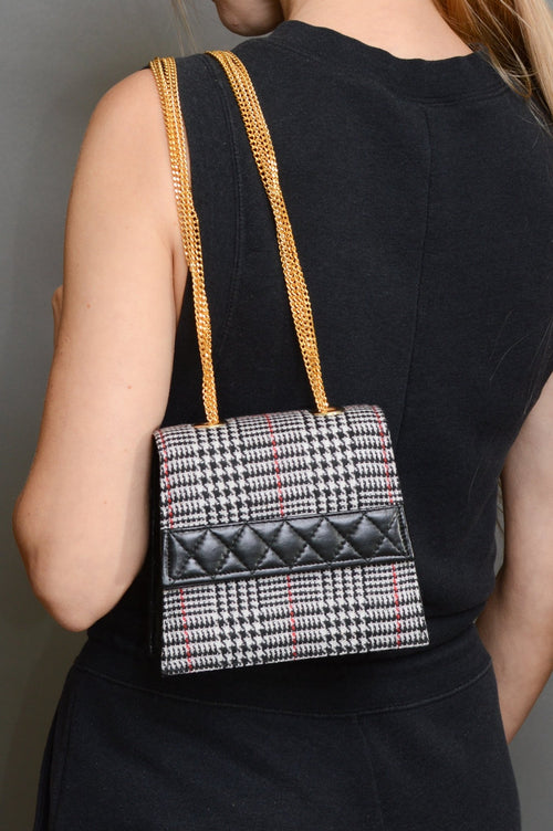 CD755 Houndstooth - Carla Mancini Handbags