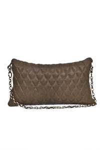 CM59 Quilted Vintage Olive - Carla Mancini Handbags