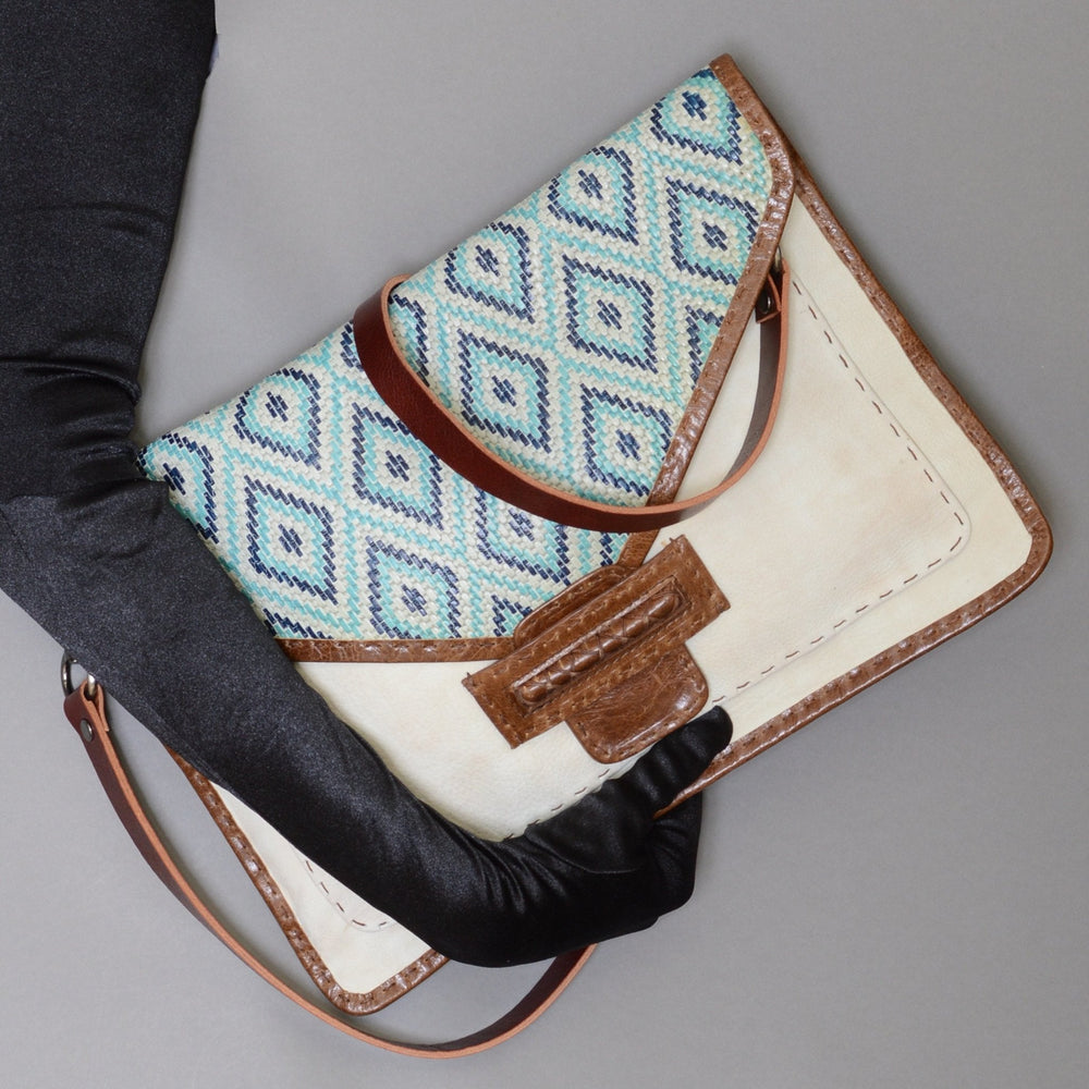 DEVON Off White Kilim - Carla Mancini Handbags
