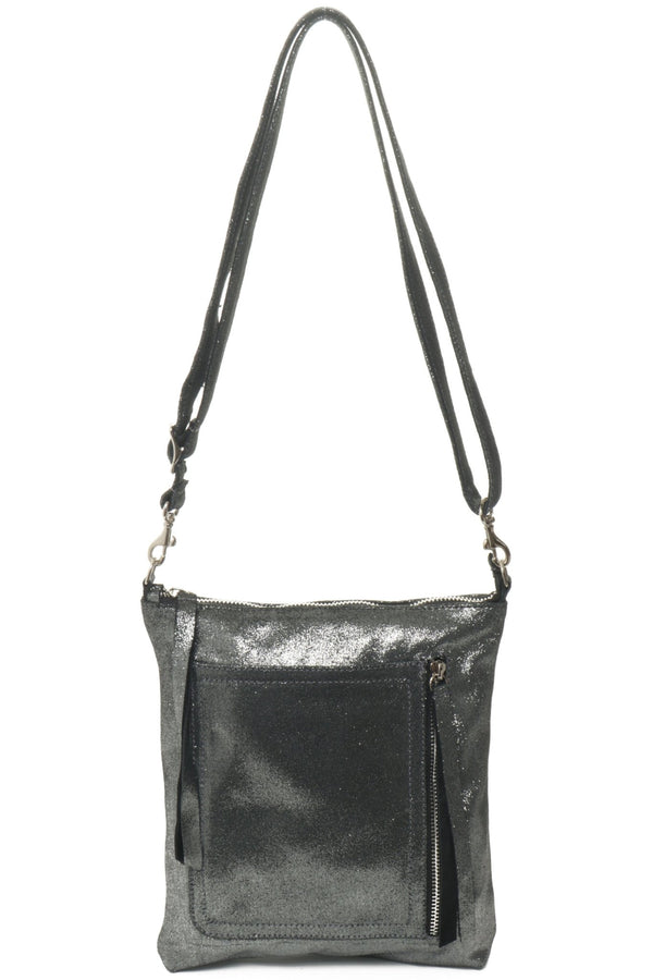 EMMA Black Shimmer - Carla Mancini Handbags