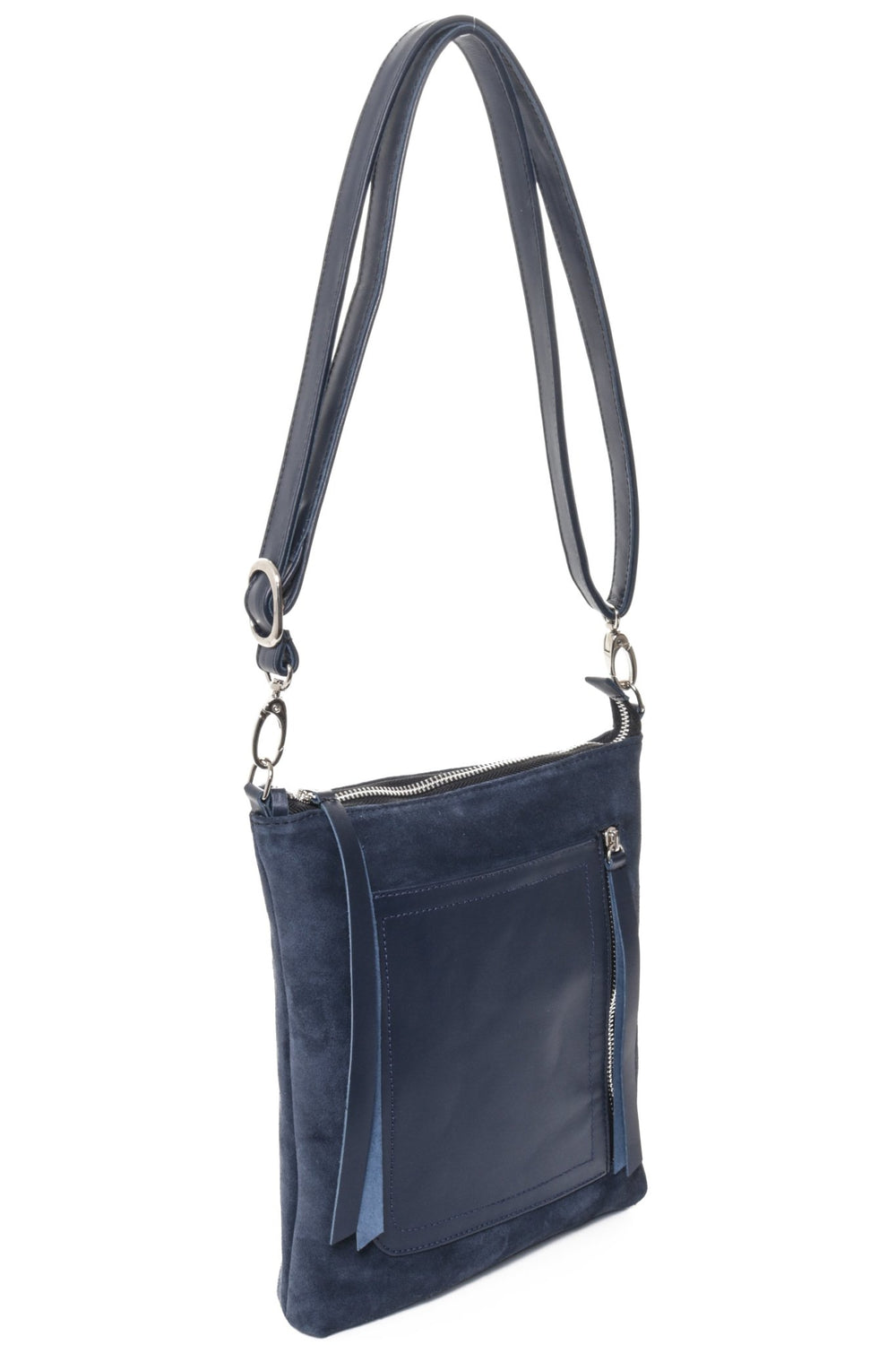 EMMA Navy Suede - Carla Mancini Handbags