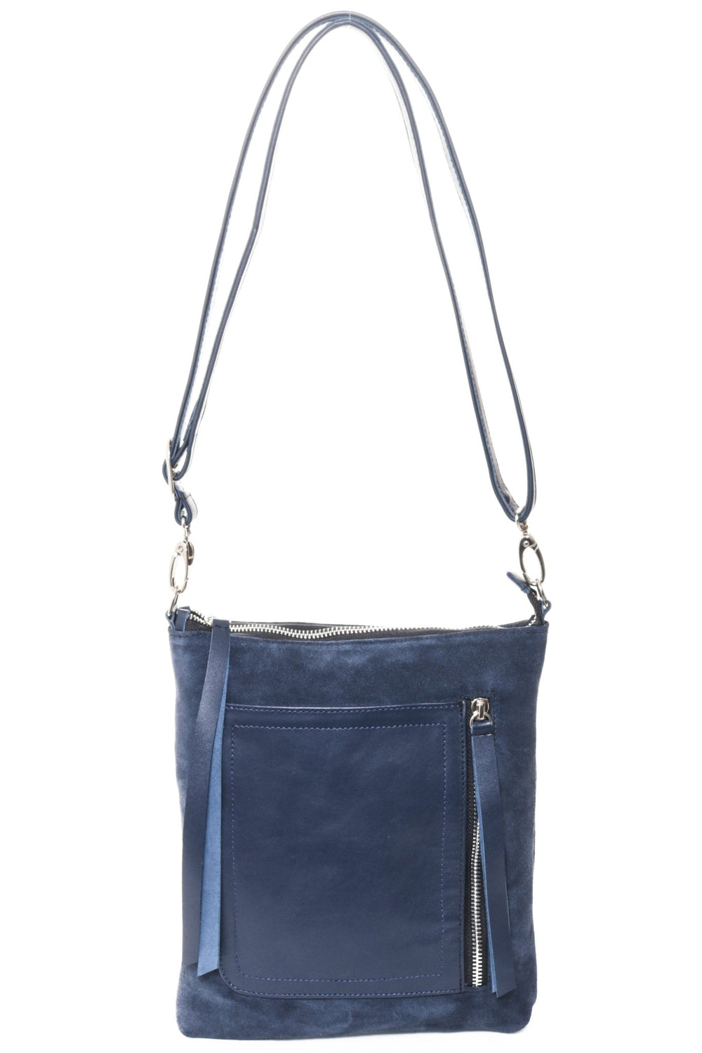 EMMA Navy Suede - Carla Mancini Handbags