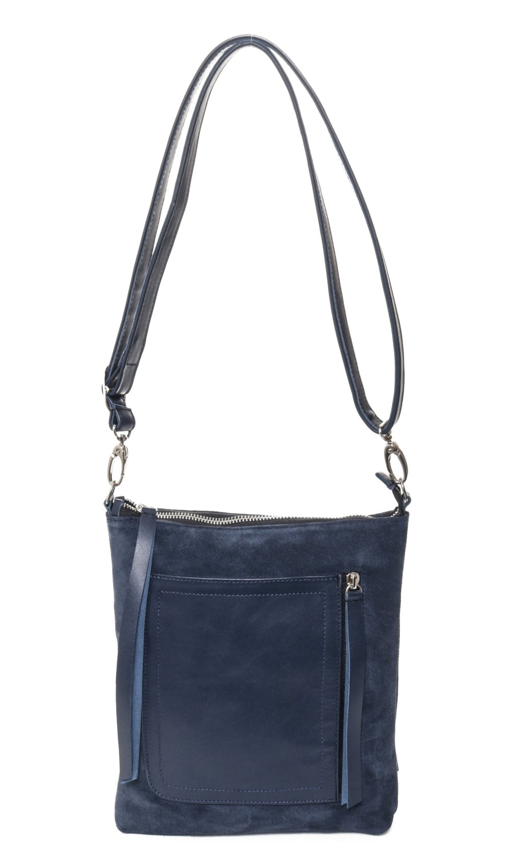 EMMA Navy Suede - Carla Mancini Handbags