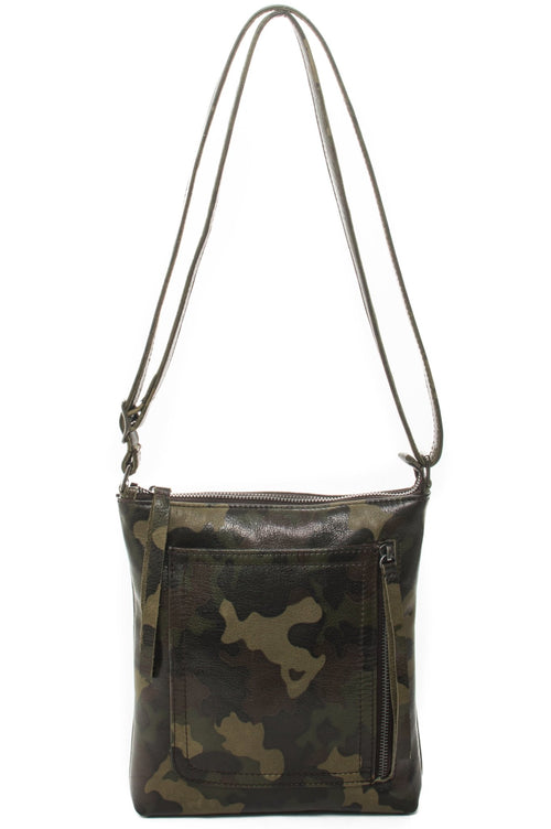 EMMA Olive Camo - Carla Mancini Handbags