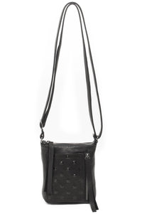 ETHAN Black Studs - Carla Mancini Handbags