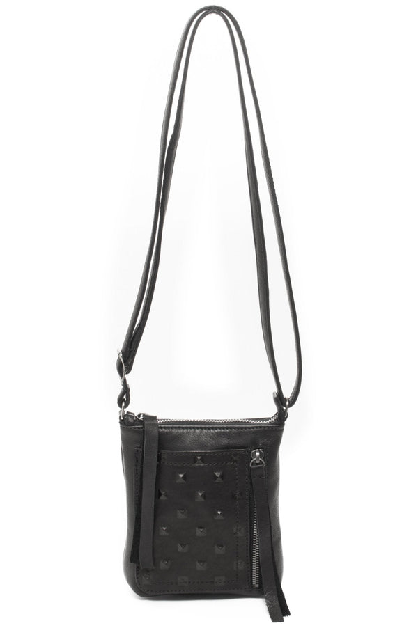 ETHAN Black Studs - Carla Mancini Handbags