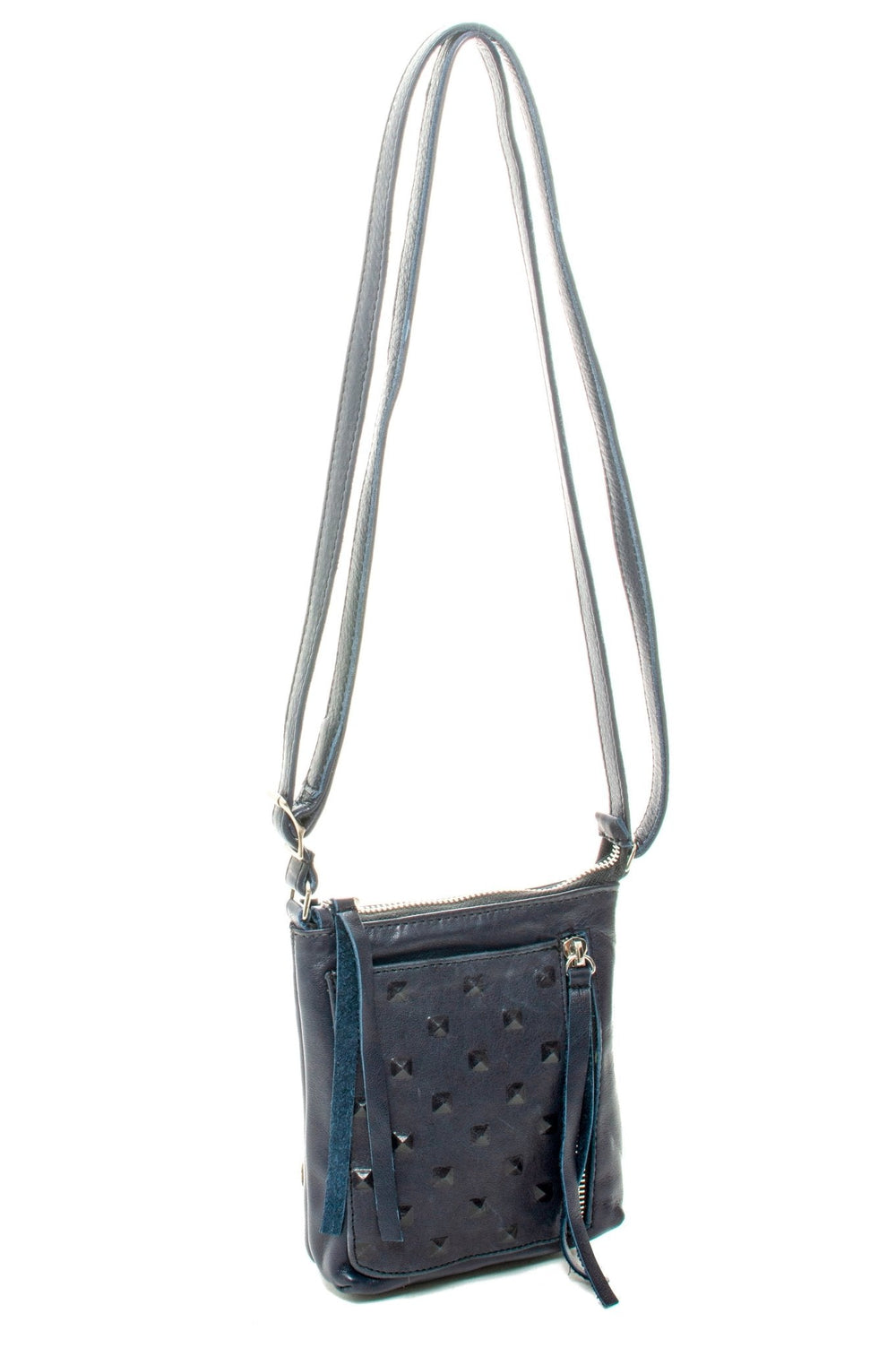 ETHAN Navy Studs - Carla Mancini Handbags