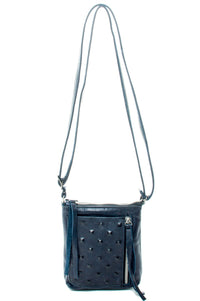 ETHAN Navy Studs - Carla Mancini Handbags