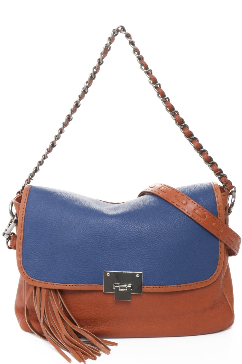 FAY Camel Cobalt - Carla Mancini Handbags