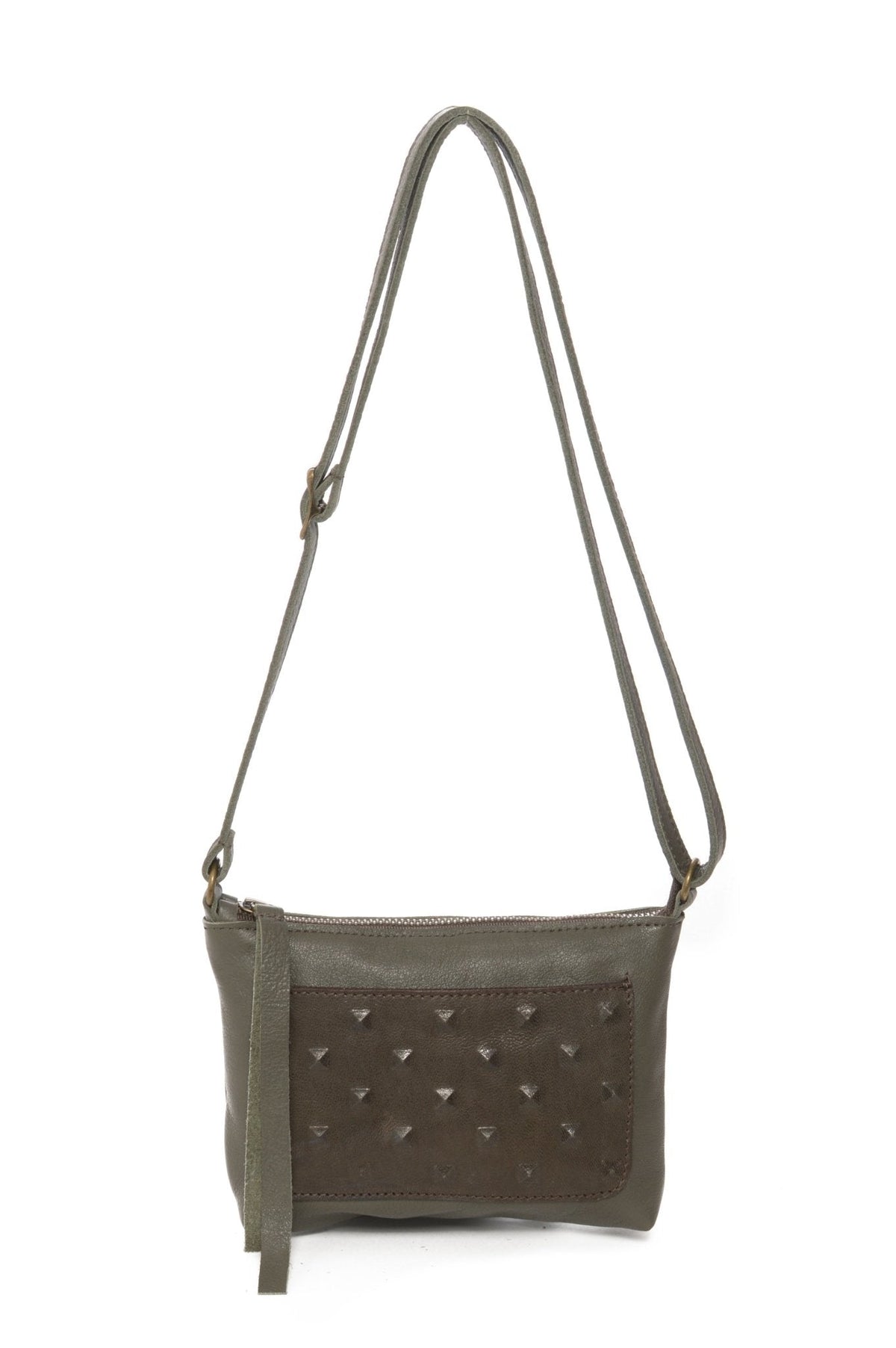 GIGI Olive Studs - Carla Mancini Handbags