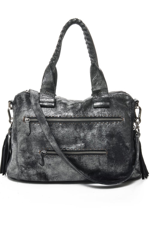 JOEL Black Silver - Carla Mancini Handbags