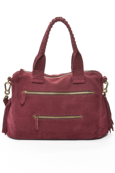 JOEL Merlot Nubuck - Carla Mancini Handbags