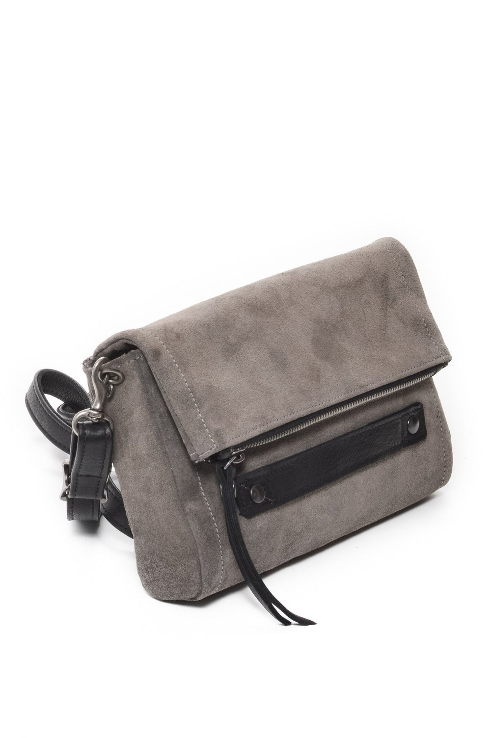 LONDON Grey Suede - Carla Mancini Handbags