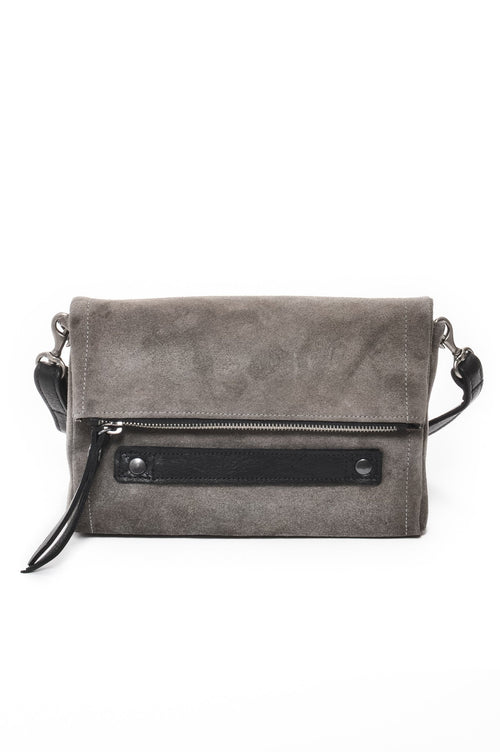 LONDON Grey Suede - Carla Mancini Handbags