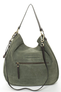 MADISON Olive Suede - Carla Mancini Handbags