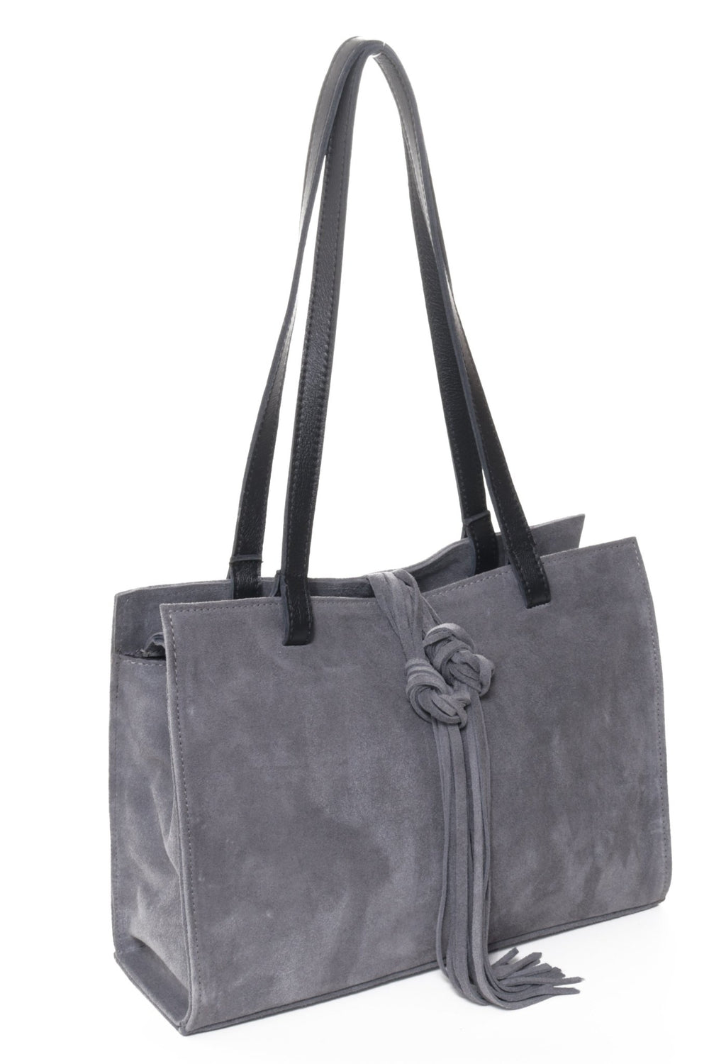 MONTEREY Grey Suede – Carla Mancini Handbags