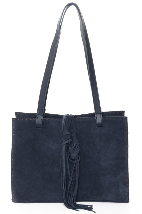 MONTEREY Navy Suede - Carla Mancini Handbags