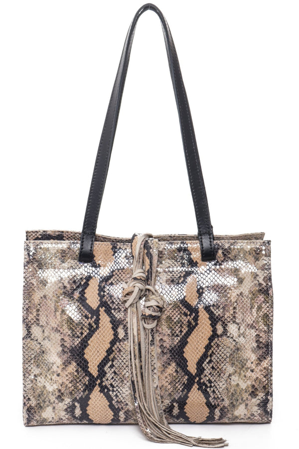 MONTEREY Python Print - Carla Mancini Handbags