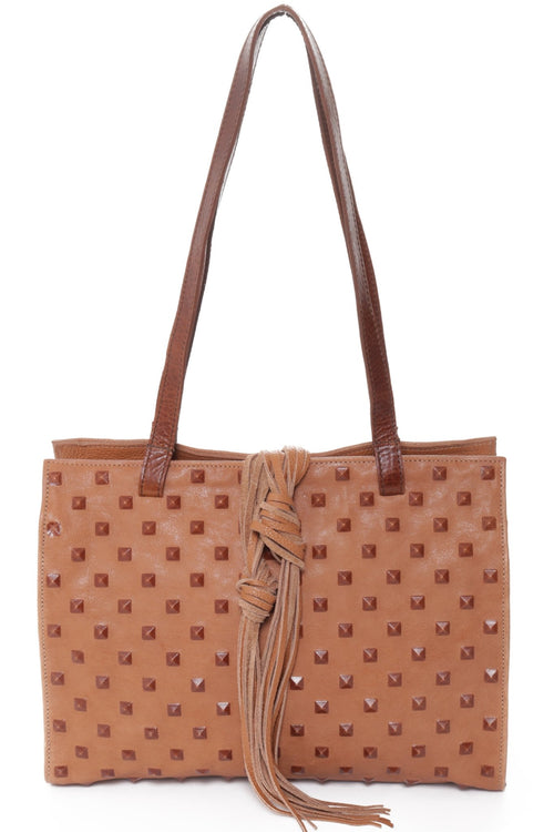 MONTEREY Tan Studs - Carla Mancini Handbags