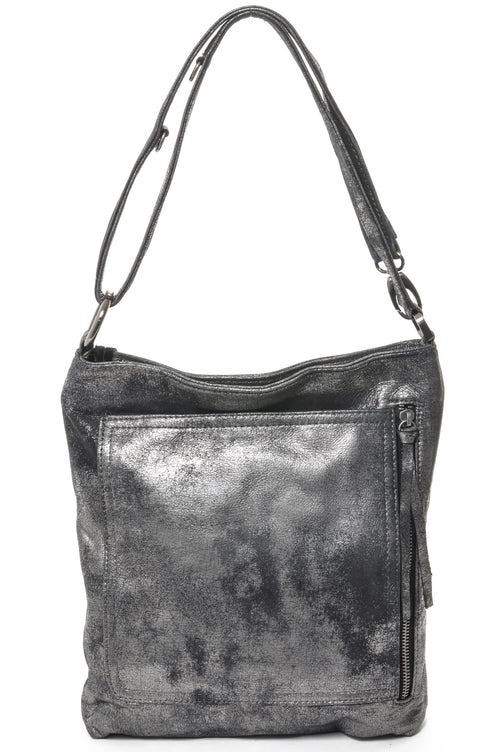 RILEY Black Silver - Carla Mancini Handbags