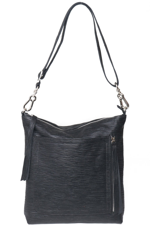 RILEY Black Spago - Carla Mancini Handbags