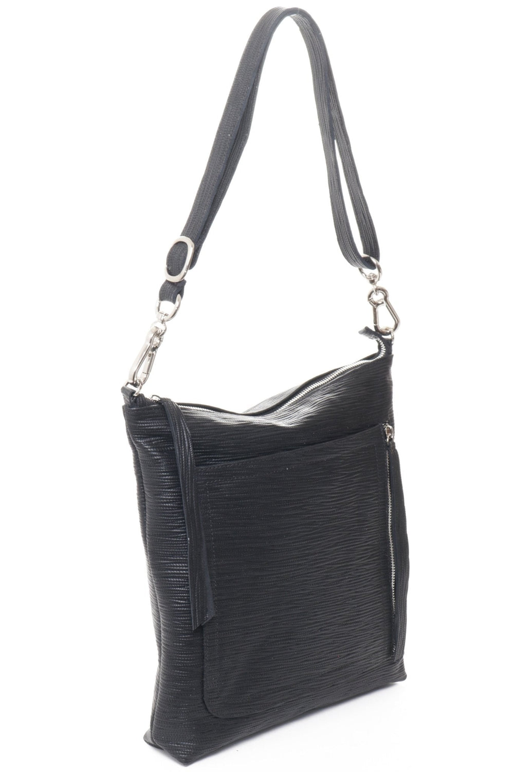 RILEY Black Spago - Carla Mancini Handbags