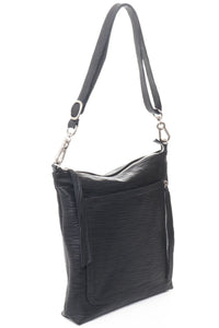 RILEY Black Spago - Carla Mancini Handbags