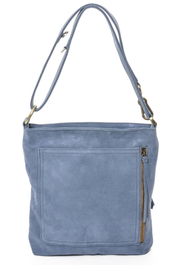 RILEY Denim Shimmer - Carla Mancini Handbags