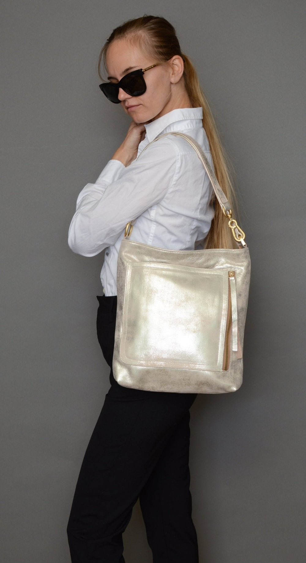 RILEY Grey Camo - Carla Mancini Handbags