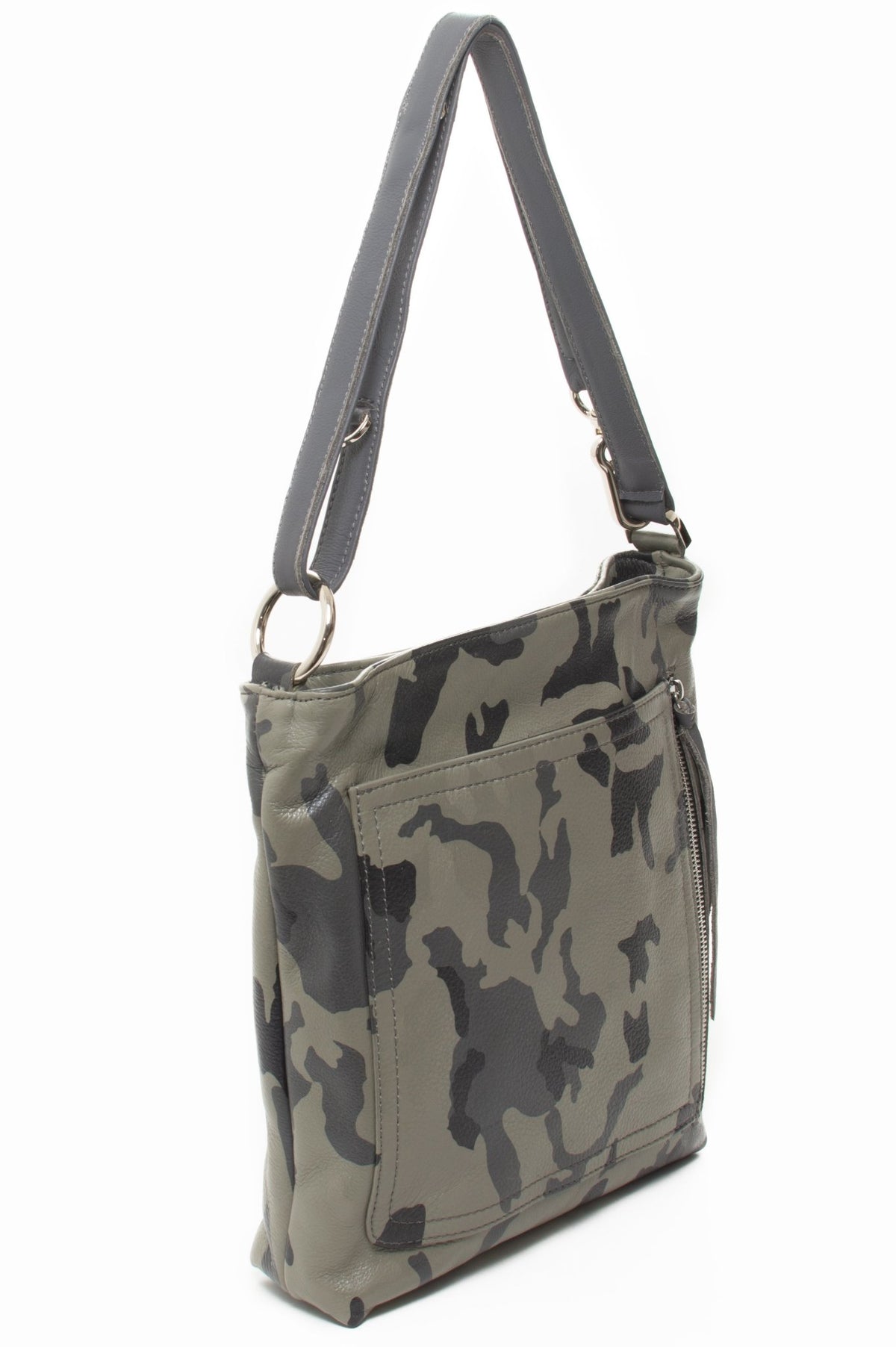 RILEY Grey Camo - Carla Mancini Handbags