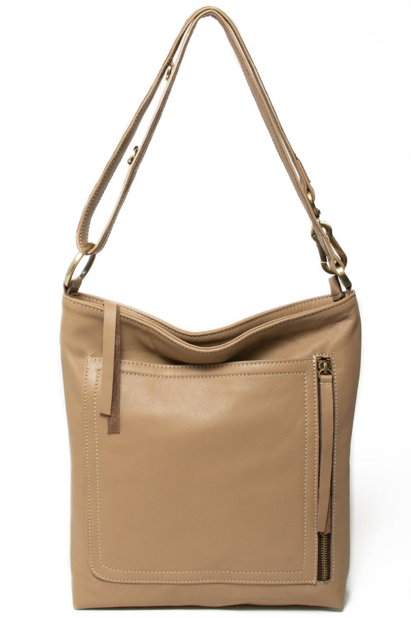 RILEY Taupe - Carla Mancini Handbags