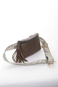 SIDNEY Khaki - Carla Mancini Handbags