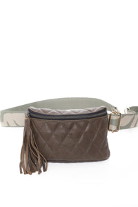 SIDNEY Khaki - Carla Mancini Handbags