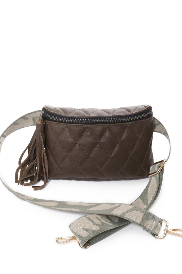 SIDNEY Khaki - Carla Mancini Handbags