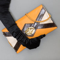 TONY Yellow White - Carla Mancini Handbags